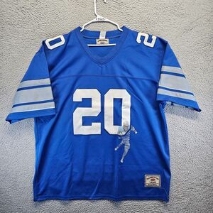 Players Of The Year Barry Sanders #20 Detroit‎ Lions NFL Jersey Size 58 Blue